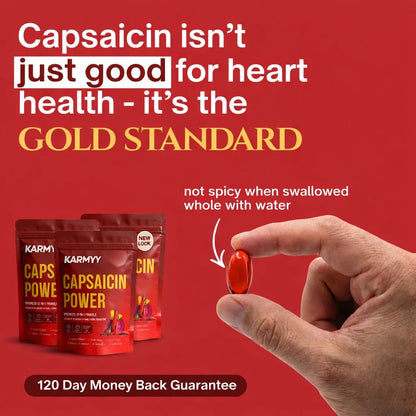 Support Vascular Function wirh Karmyy Capsaicin Softgel