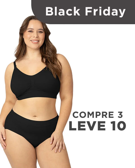 (Compre 3 Leve 10) Calcinha Premium Duplo Corte à Laser – Conforto e Elegância | Frete Grátis